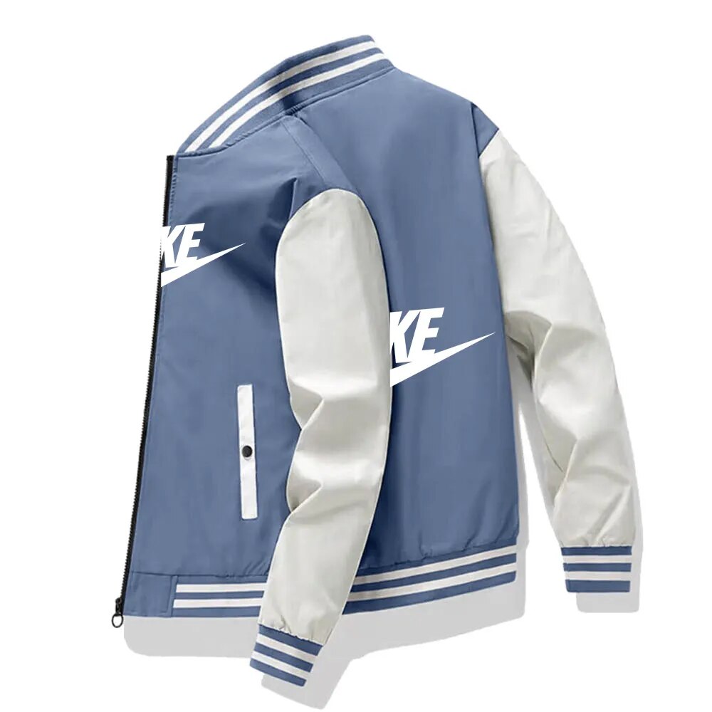 2023 Autumn Camping Jacket High quality printed men's outdoor sports jacket Hooded windproof fashion casual brand sports jacket