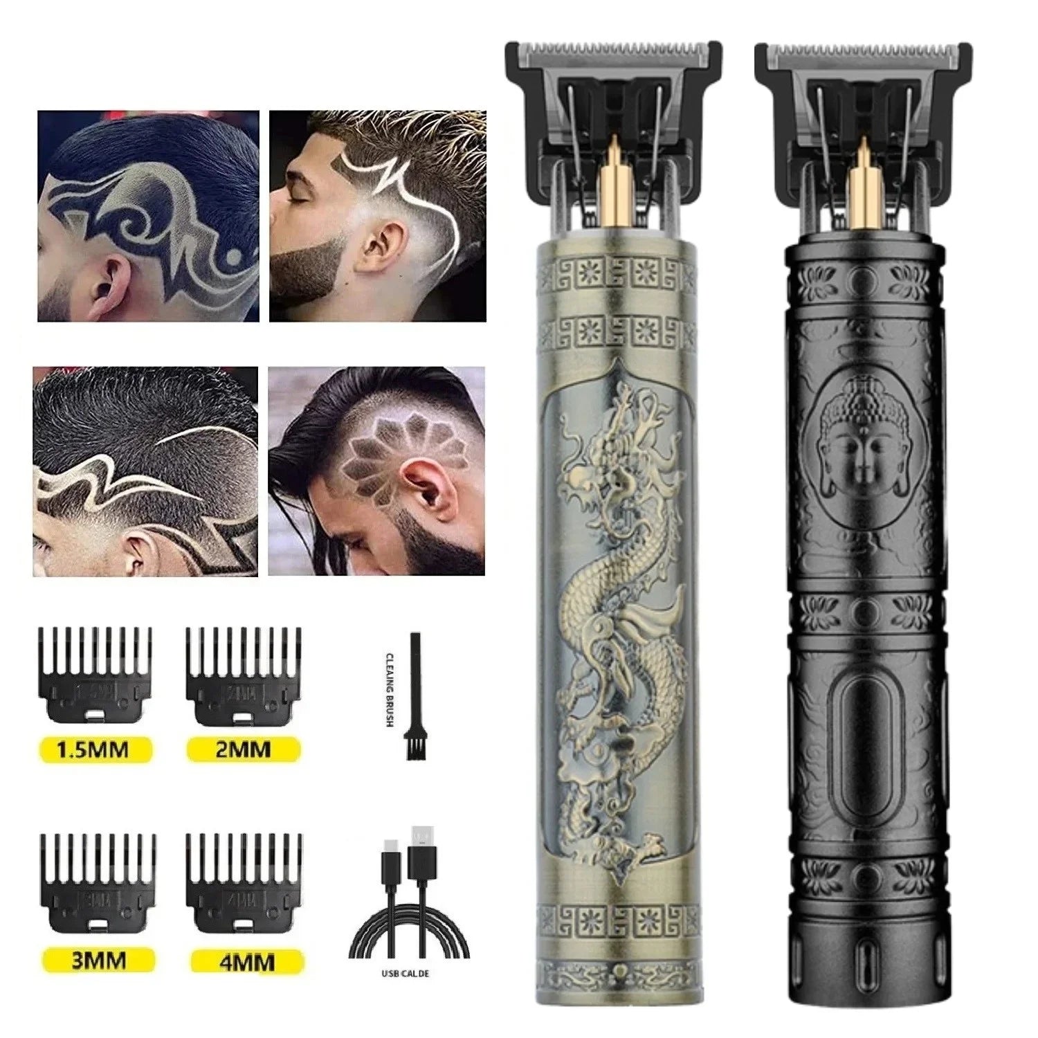 2023 Hot Sale Hair Cutting Machine Barber For Men Professional Hair Trimmer Wireless Electric Hair Clipper Men Beard Shaver