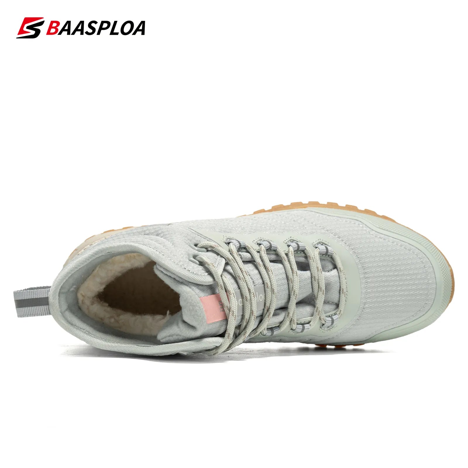 Winter Women Sneakers New Plush Warm Ankle Boots for Women Comfort Waterproof Walking Shoes Non-Slip Baasploa