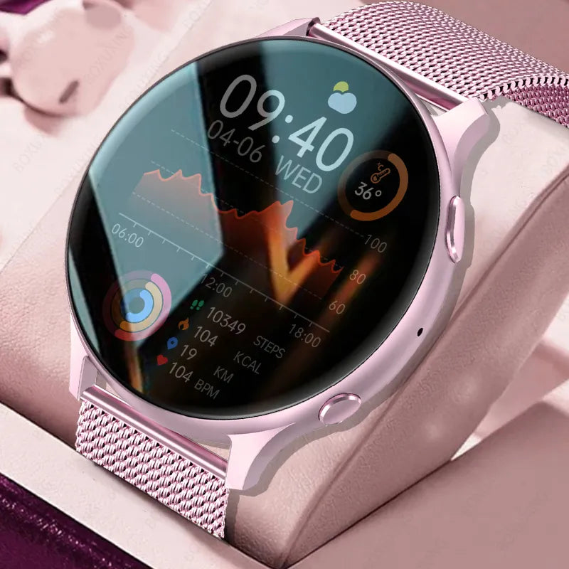 2023 New Bluetooth Call Smart Watch Women Men 1.32 " AMOLED 360*360 HD Pixel Display Smartwatch  Ladies Woman Fro Xiaomi Huawei