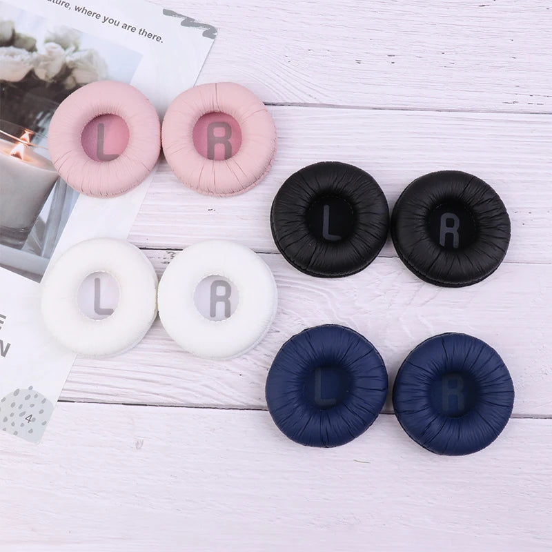 1Pair 70mm Replacement Foam Ear Pads Pillow Cushion Cover For JBL Tune 600 T500BT T450 Headphone Headset