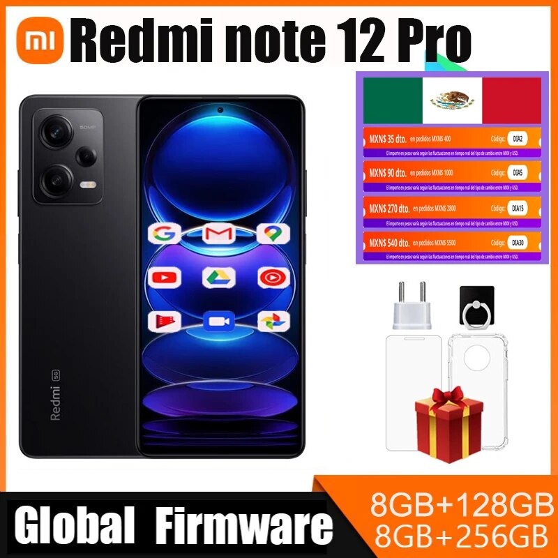 Xiaomi Redmi Note 12 Pro 5G Smartphone 1080 OIS Camera MediaTek Dimensity 120Hz AMOLED Display 67W Charger