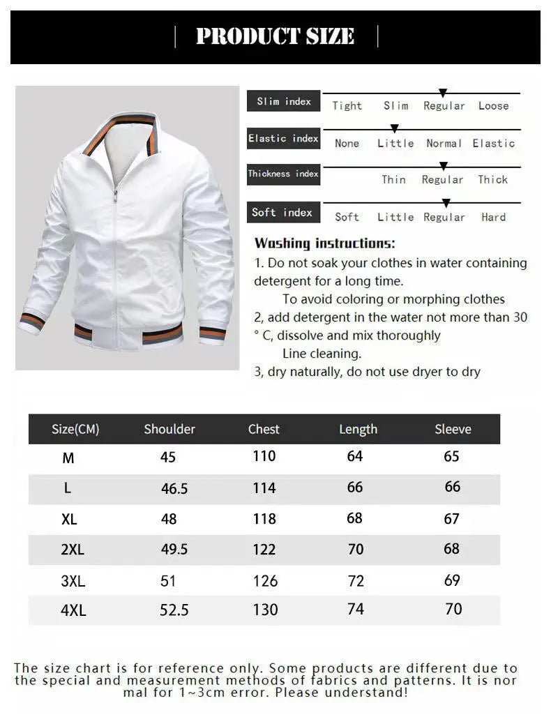 2023 New men's Spring And Autumn Lapel Casual Jacket