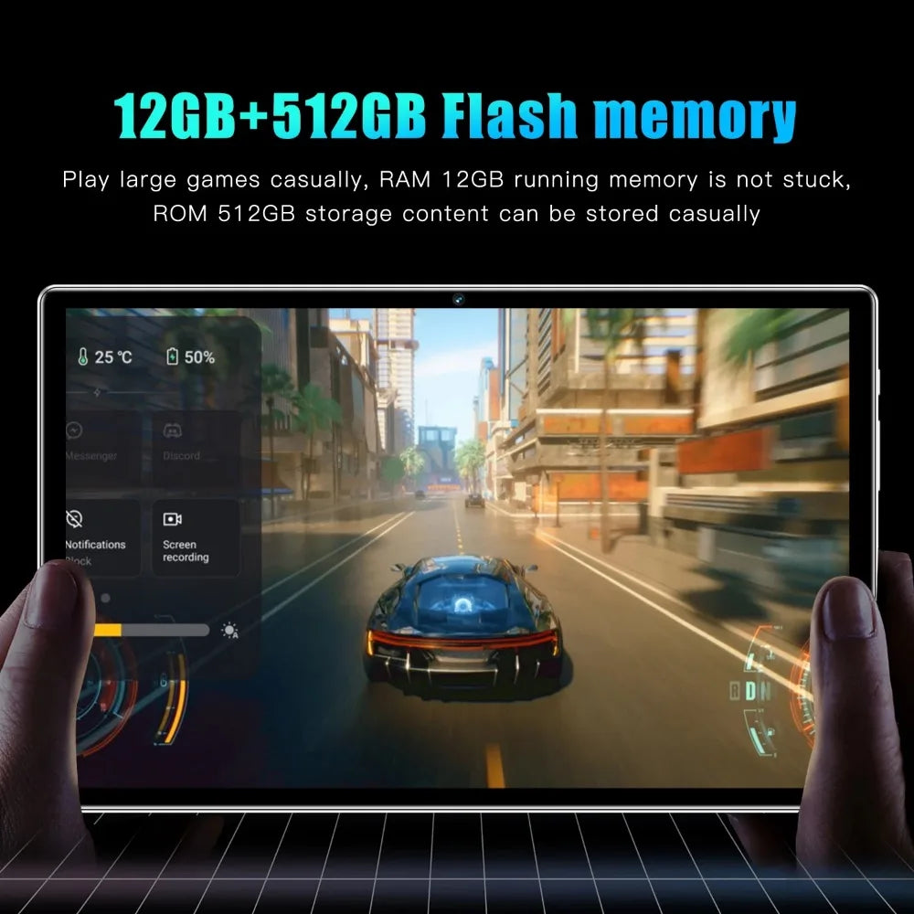 2023 Original Global Version Tablet Android 12 Pad 6 Pro 12GB+512GB Snapdragon 870 Tablets PC 5G Dual SIM Card or WIFI HD 4K Mi