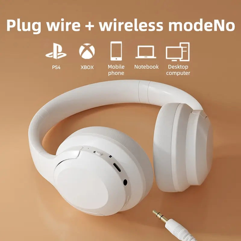 Wireless Headphones Bluetooth Earphone 5.3 Foldable Headset Sport Headphone Gaming Phone Fone Bluetooth Earbuds