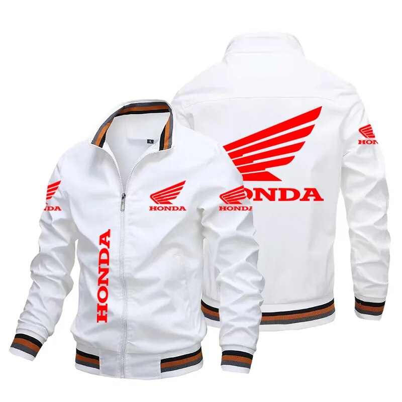 2023 Leisure Year Honda Red Wing Racing Logo Printing Men's Women's Jacket Windproof Jacket Autumn Outdoor Casual Wear Loose Mot