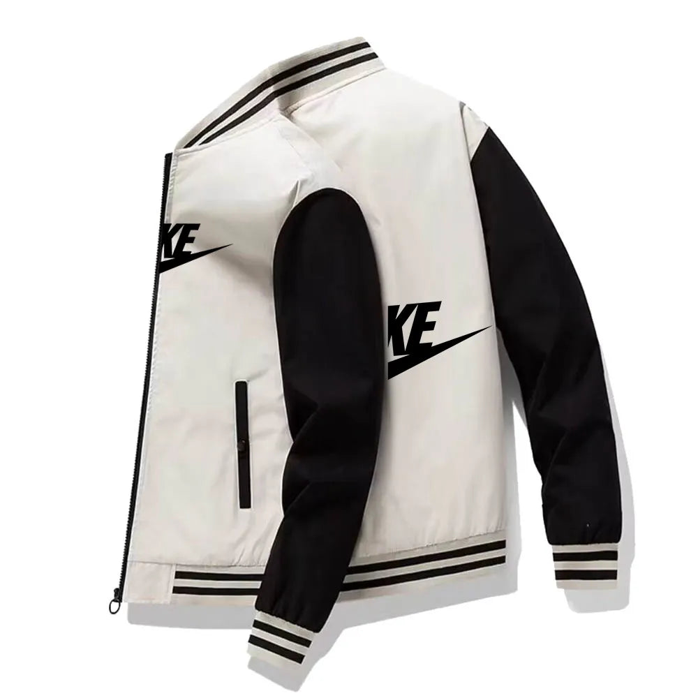2023 Autumn Camping Jacket High quality printed men's outdoor sports jacket Hooded windproof fashion casual brand sports jacket