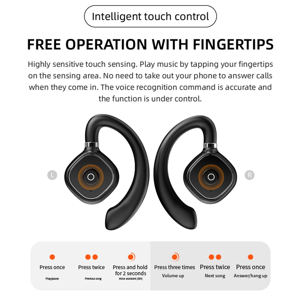 Y1 TWS Wireless Earphone 5.3 Touch Bluetooth-Compatible Control IPX5 Headphones for Boyfriend Best Birthday Gift