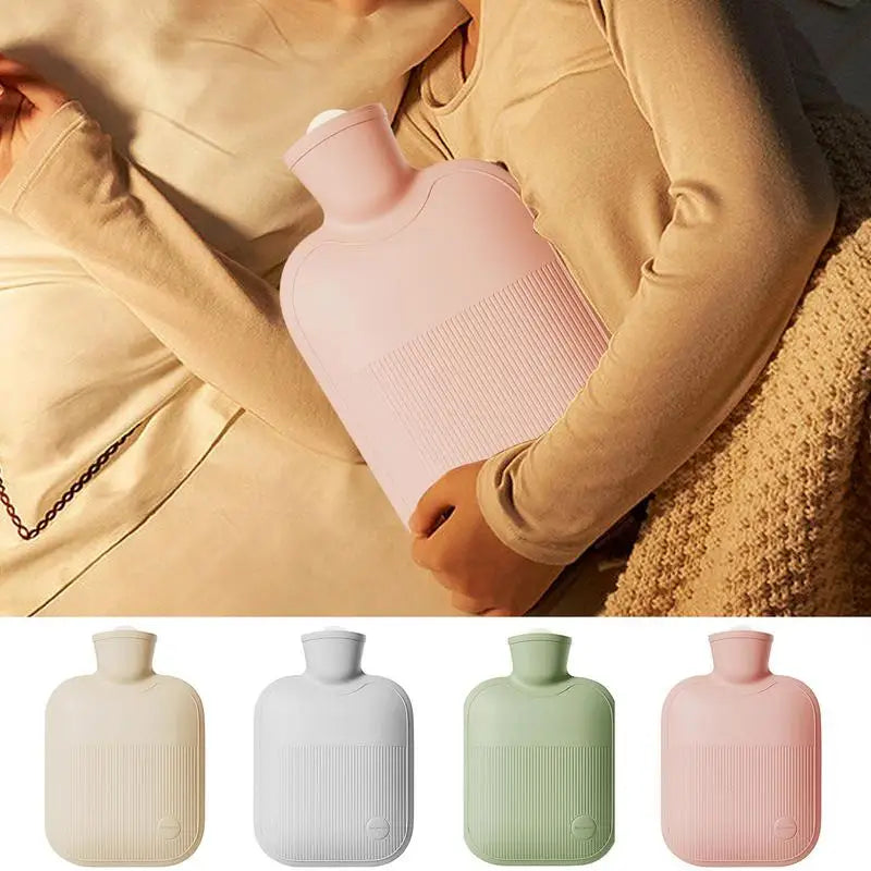 1000ml Hot Water Bottle Filling Water Hand Warmer Convenient Belly Warm Warm Bag Microwave Heating Warm Water Bag