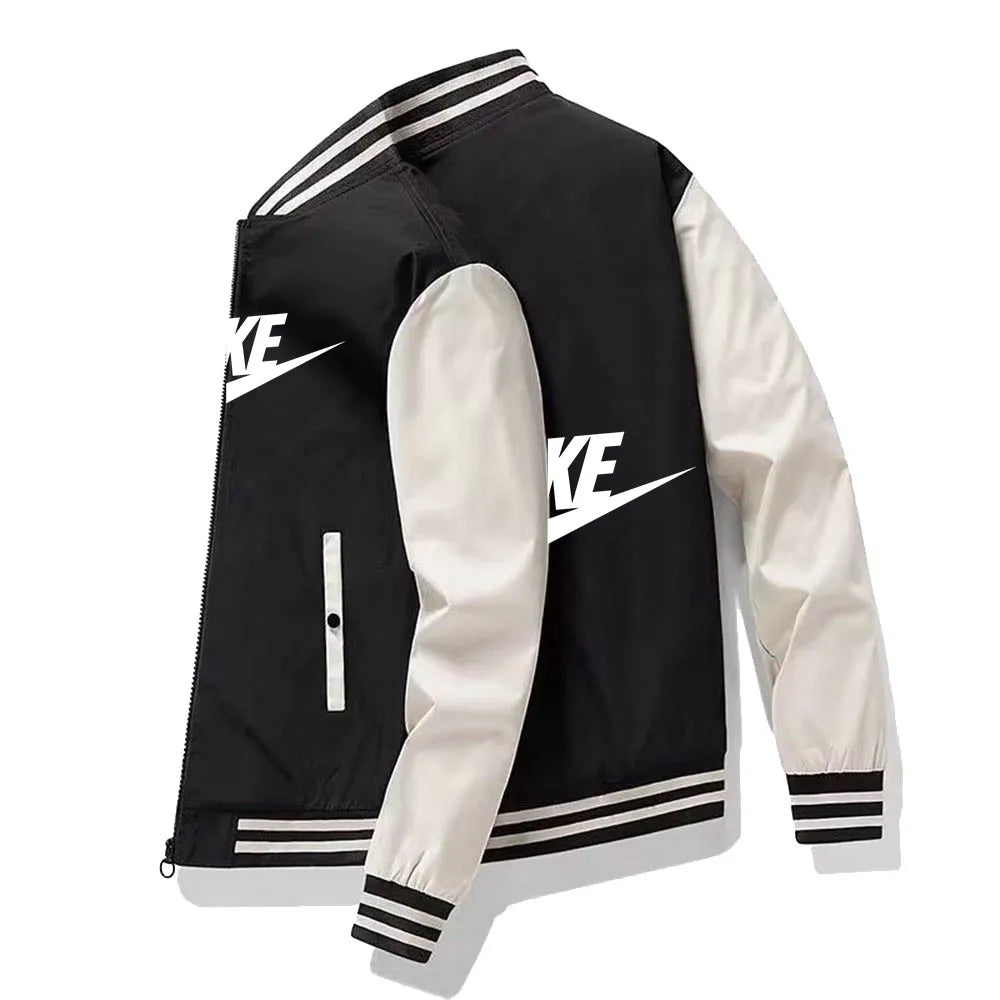 2023 Autumn Camping Jacket High quality printed men's outdoor sports jacket Hooded windproof fashion casual brand sports jacket