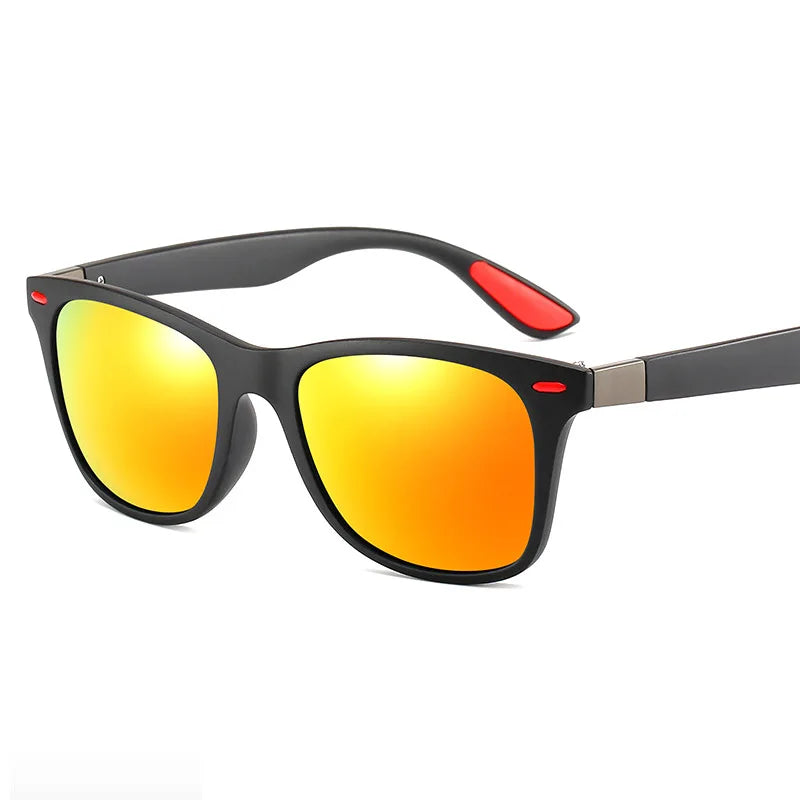 2023 New Polarized Sunglasses Men's Square Fashion Vintage Sun Glasses Luxury Trend Travel Sunglasses UV400 Rectangle Eyewear