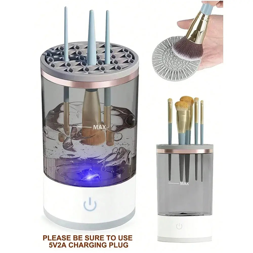 Black Electric Makeup Brush Cleaner