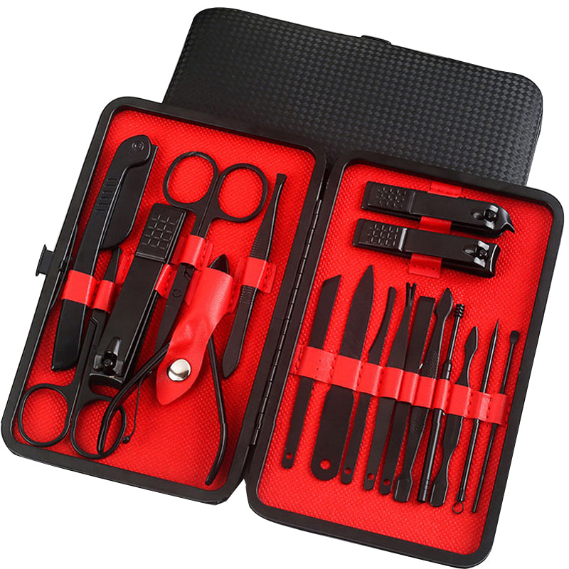 Professional Scissors Nail Clippers Set Ear Spoon Dead Skin Pliers Nail Cutting Pliers Pedicure Knife Nail Groove Trimmers - QWIEL®