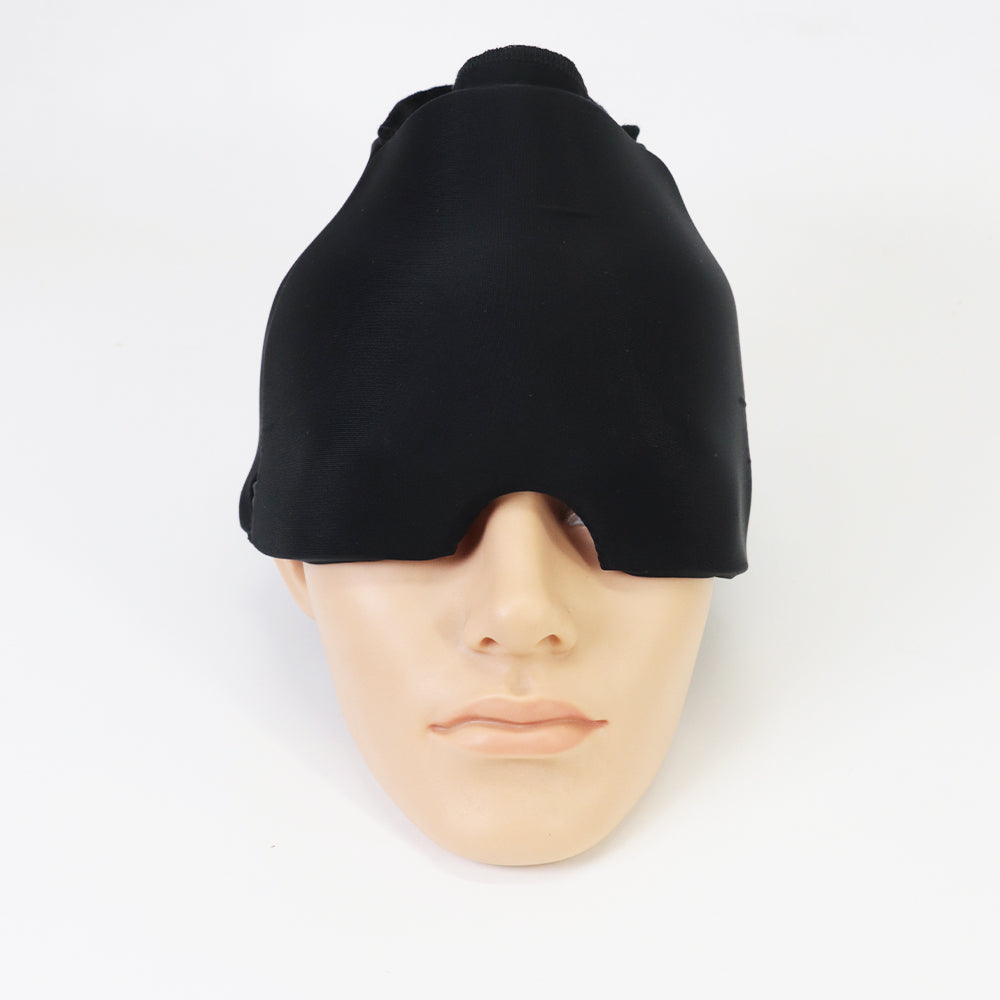 Migraine Relief Hat Cold Therapy Migraine Relief Products Comfortable Head Wrap Ice Pack Eye Mask For Puffy Eyes - QWIEL®