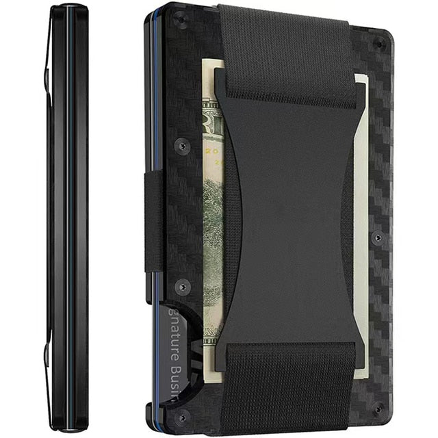 Minimalist Men Slim Wallet-Rfid Shielded