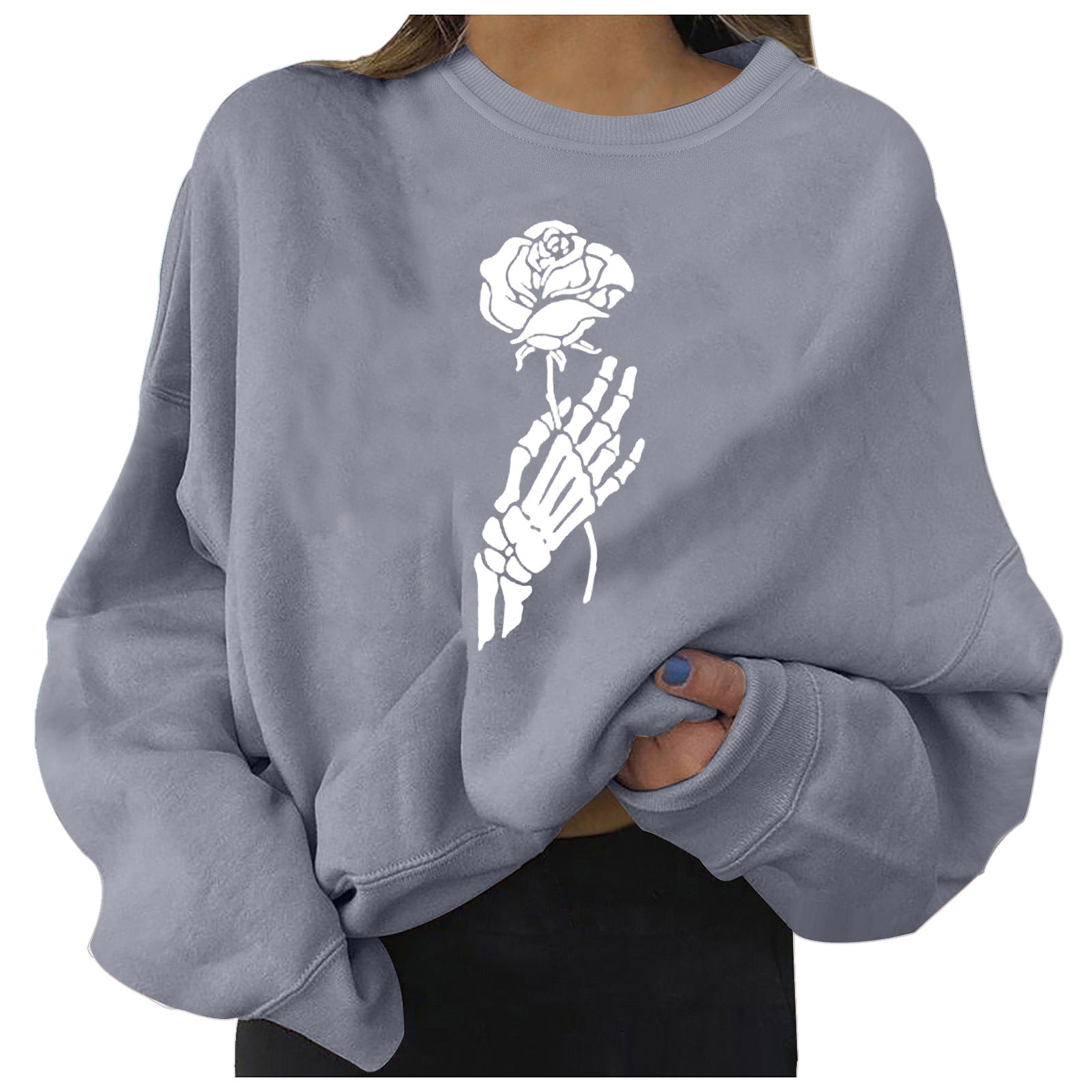 Women's Fashion Loose Temperament Slimming Sweatshirt