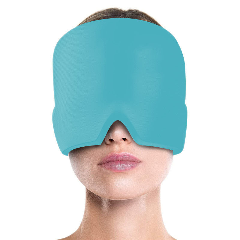 Migraine Relief Hat Cold Therapy Migraine Relief Products Comfortable Head Wrap Ice Pack Eye Mask For Puffy Eyes - QWIEL®