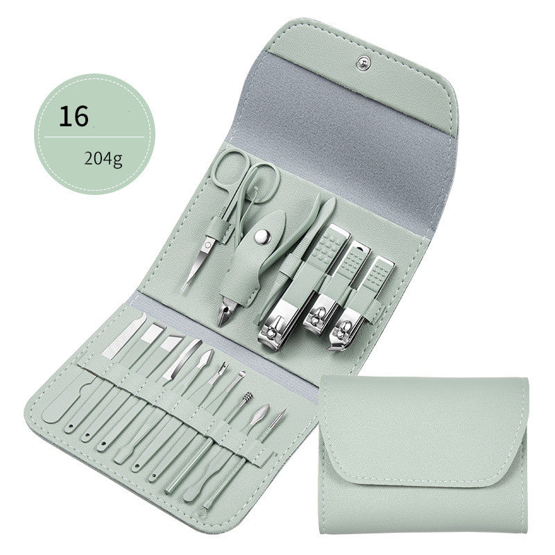 Professional Scissors Nail Clippers Set Ear Spoon Dead Skin Pliers Nail Cutting Pliers Pedicure Knife Nail Groove Trimmers - QWIEL®