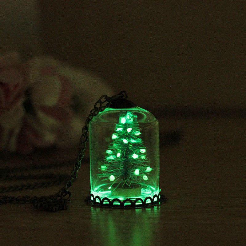 Handmade Creative Items Ornament Snowflake Christmas Tree Necklace - QWIEL®