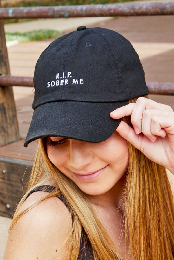 R.I.P. Sober Me - Bachelorette party dad hats