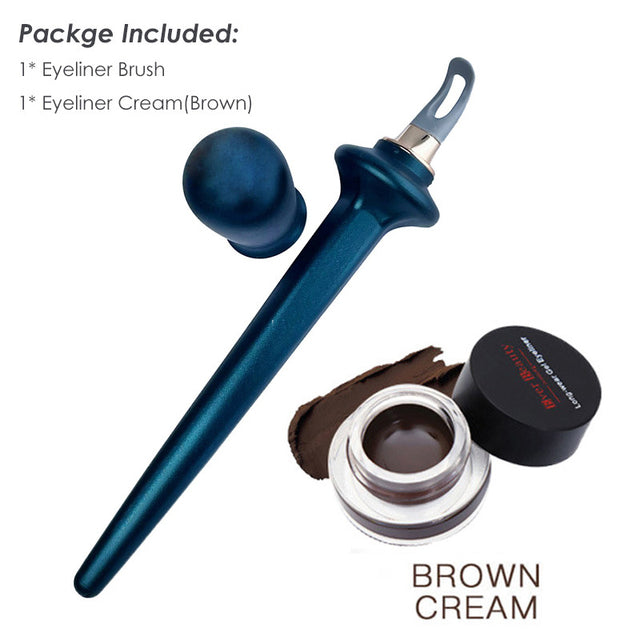 No-Skip Eyeliner Reusable Silicone Eyeliner Guide Tools Eyeliner Gel Pencil Set - QWIEL®