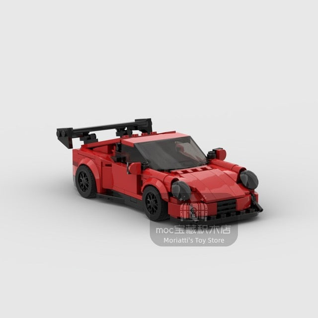 Racing Sports Vehicle Brick Building Blocks