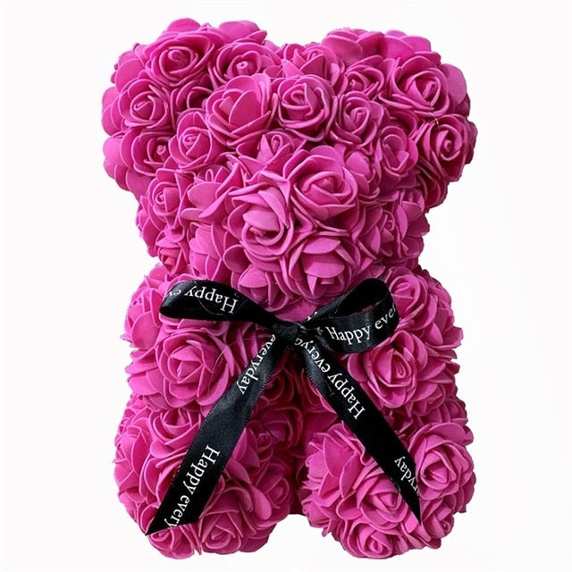 Rose Bear Foam Teddy Bear