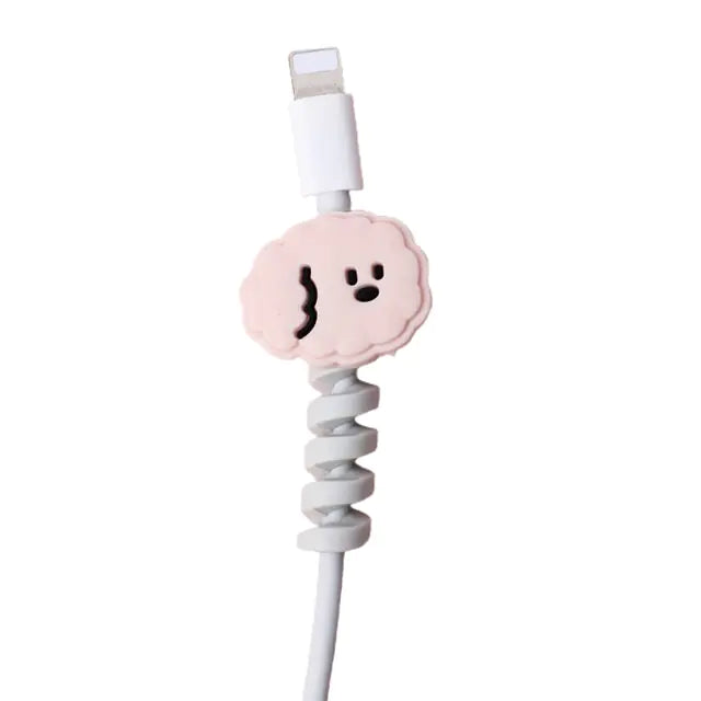 Cute Silicone Data Line Cable Protector