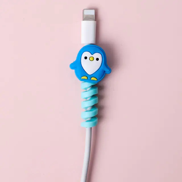 Cute Silicone Data Line Cable Protector