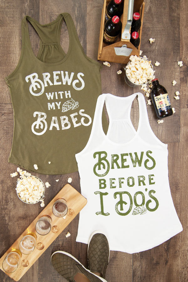 Brews with my Babes Bachelorette Party Tank Tops