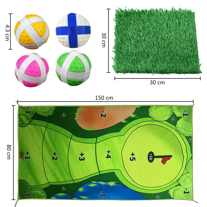 Casual Golf Game Mat Set