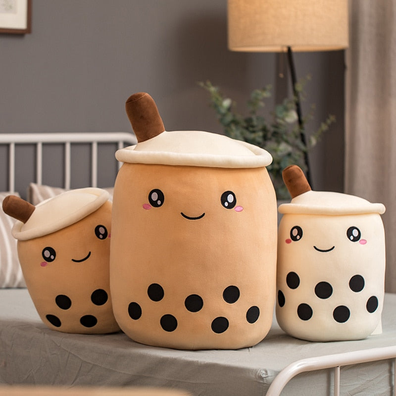 Cute Boba Milk Tea Plushie Toy