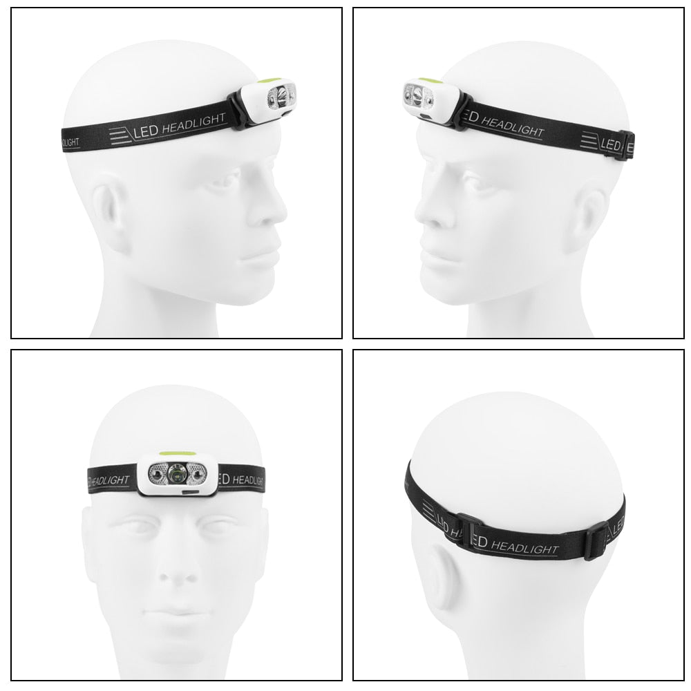 Mini Rechargeable Powerful Sensor Headlamp