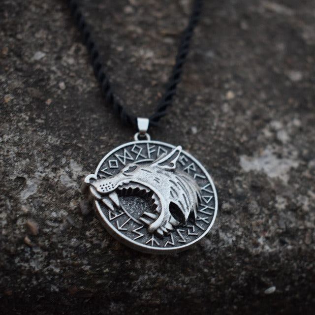 Wolf Head Necklace Pendant