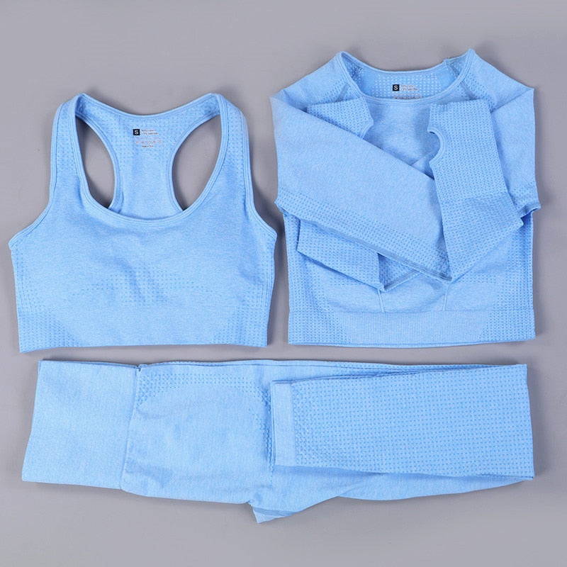 2/3PCS Seamless Women Workout Sportswear