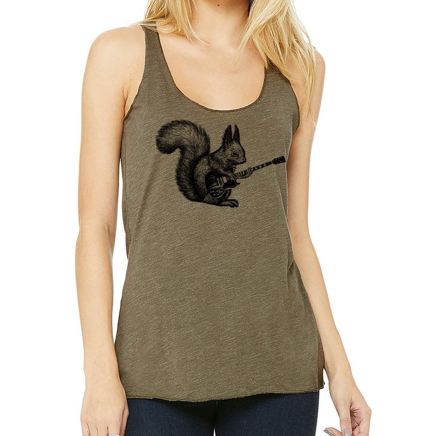 Rock & Roll Squirrel racerback