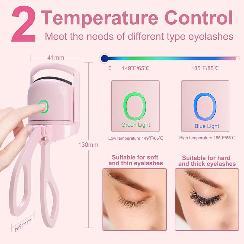 Portable Heated Eyelashes Curler