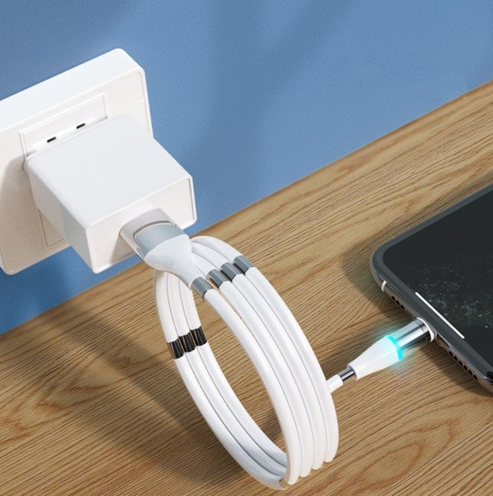 Tangle-Free Magnetic Fast Charging Cable