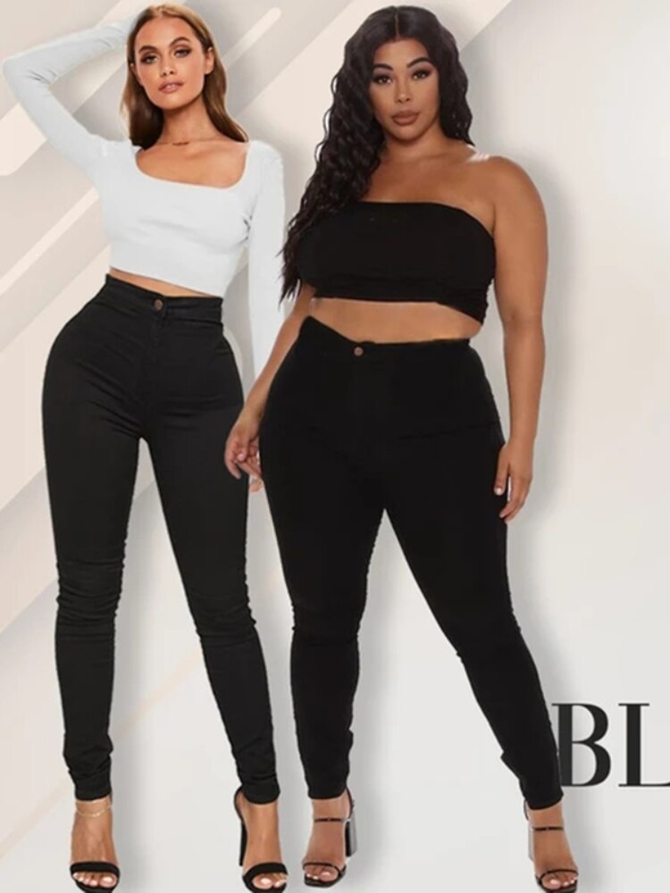 Plus-Size Denim Jeans Women