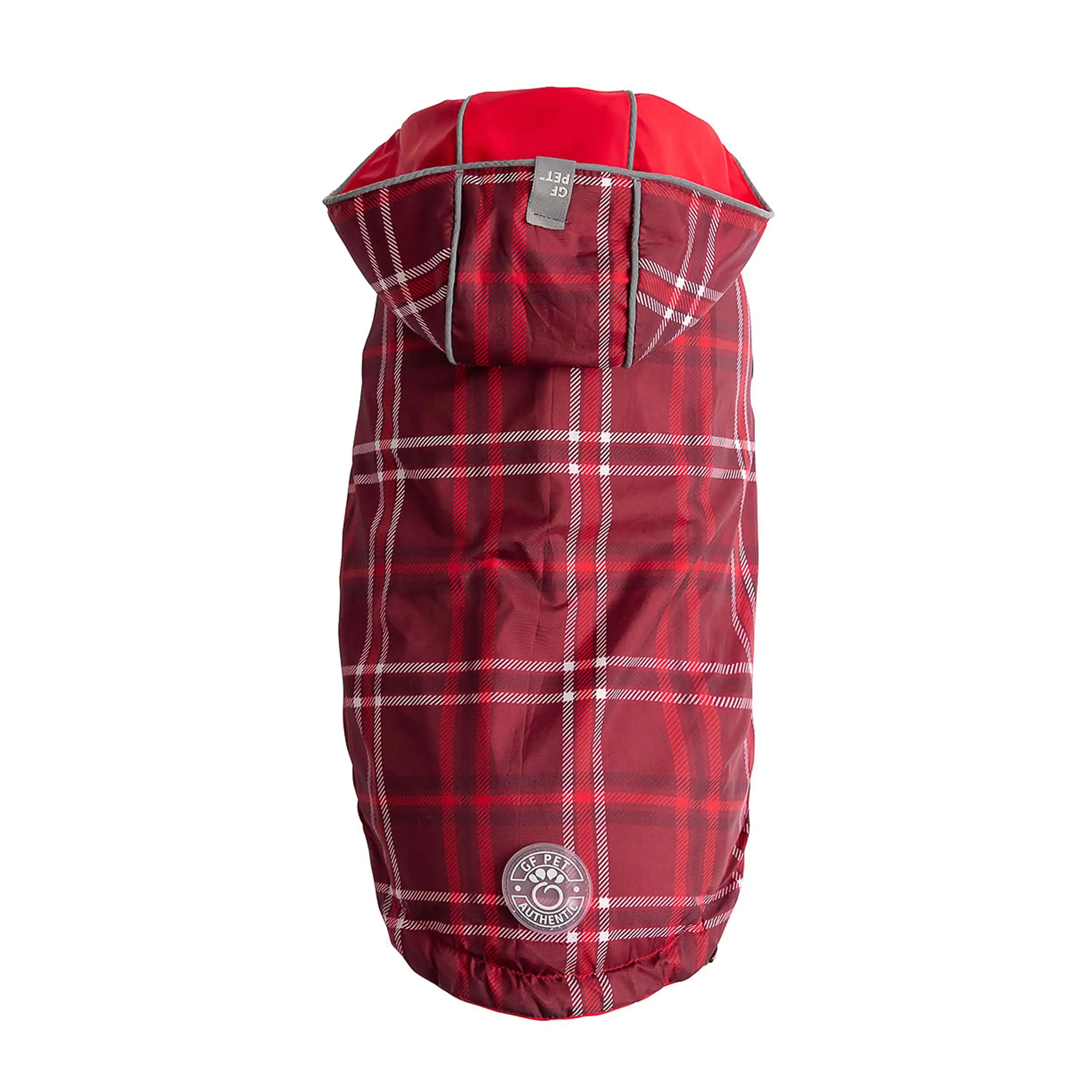 Reversible Elasto-Fit Raincoat - Red