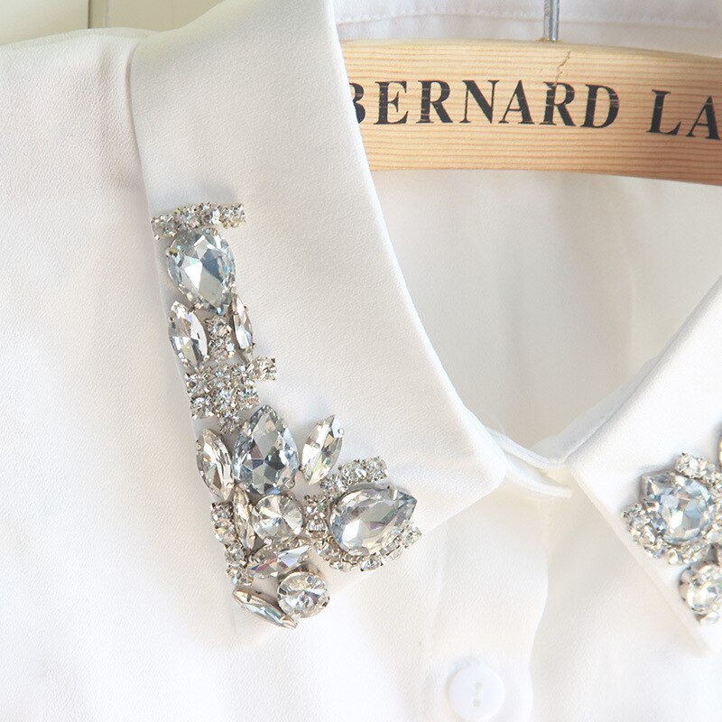 Crystal Diamonds Fake Collar