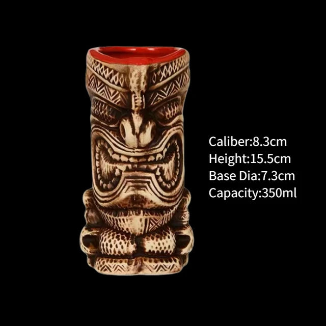 Hawaii Ceramic Tiki Mugs