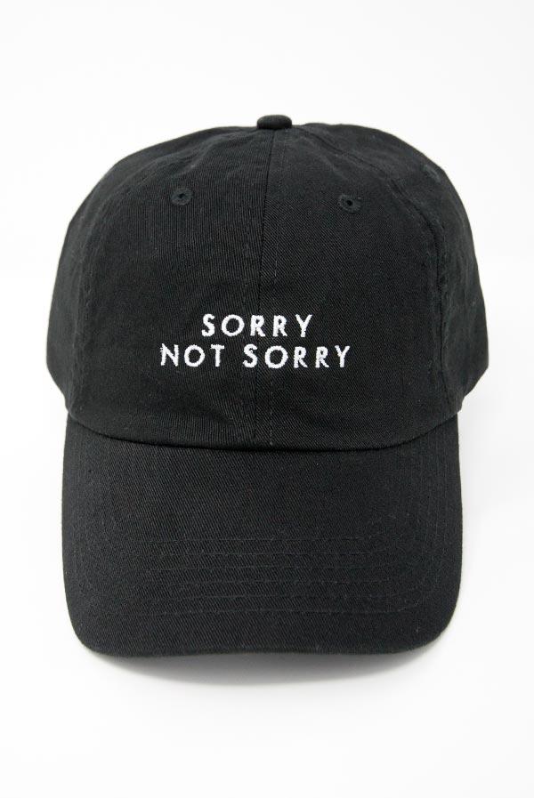 Sorry Not Sorry - Bachelorette party dad hats