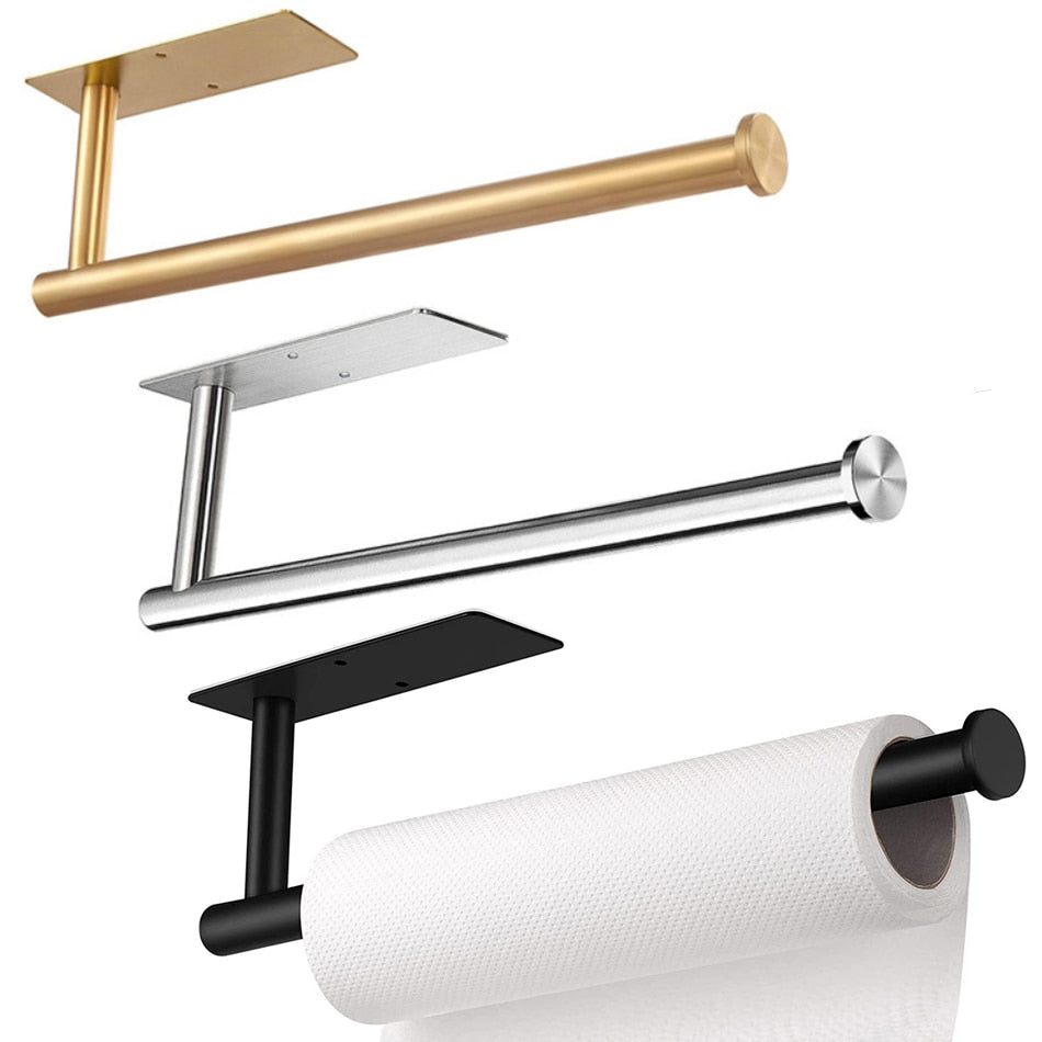 Adhesive Stainless Steel Toilet Paper Holder