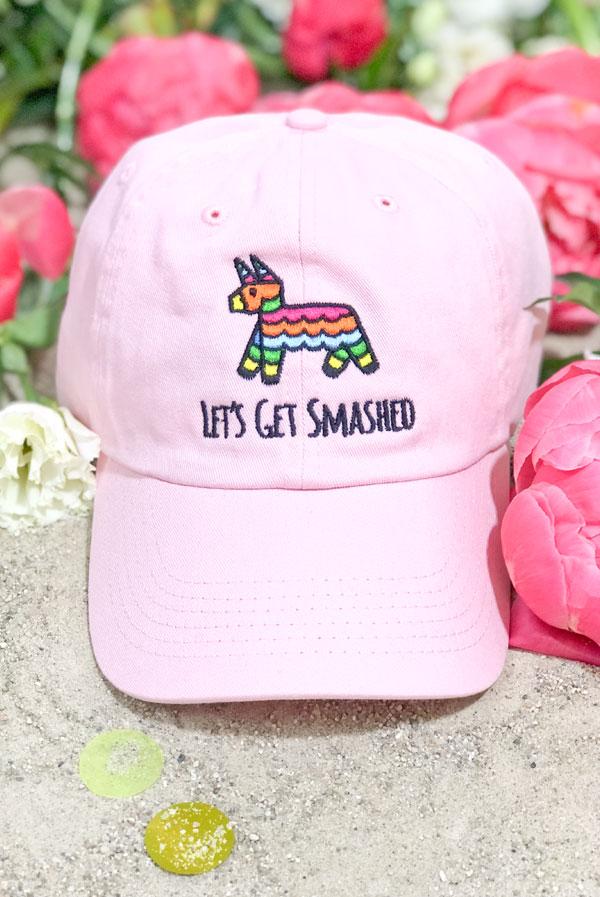 Let's Get Smashed - Embroidered Bachelorette Party Dad Hats