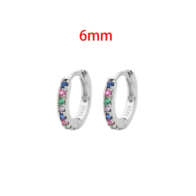 Stainless Steel Minimalist Huggie Hoop Earrings