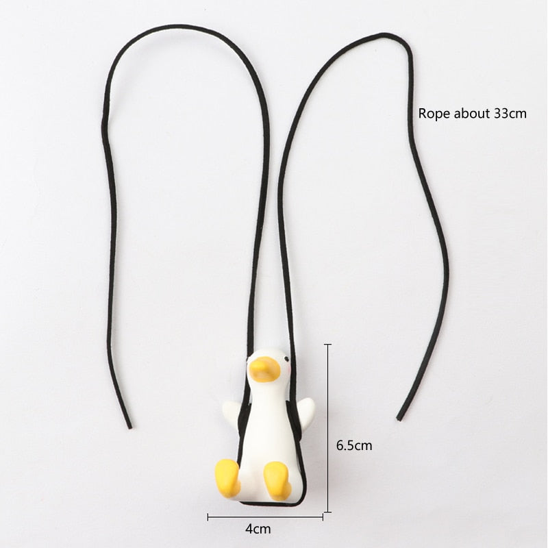 Swing Duck Rearview Mirror Pendant