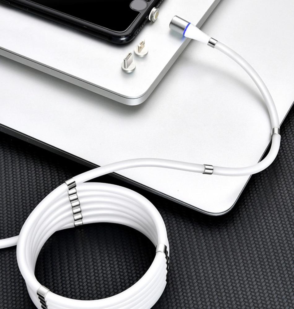 Tangle-Free Magnetic Fast Charging Cable