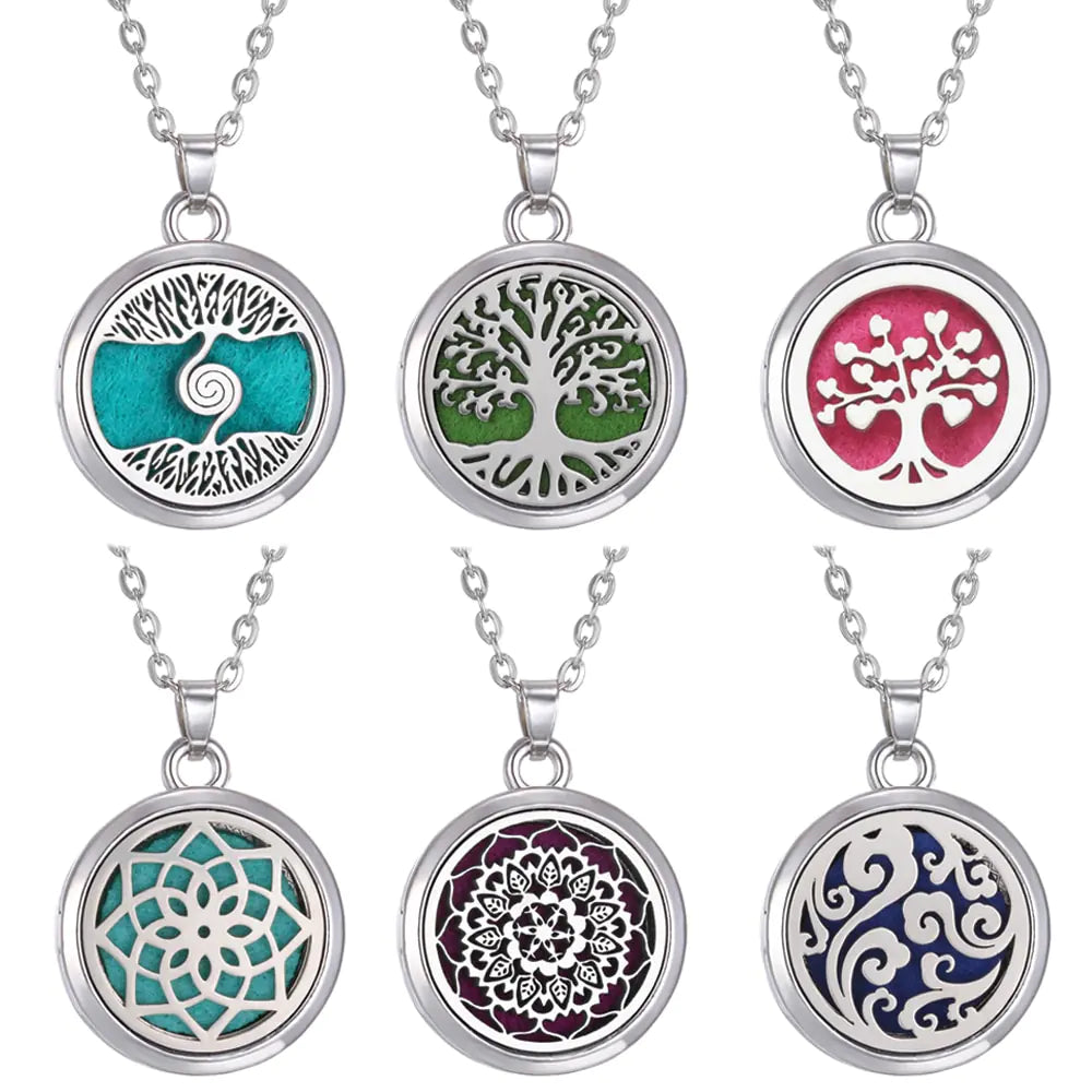 Aromatherapy Tree of Life Necklace