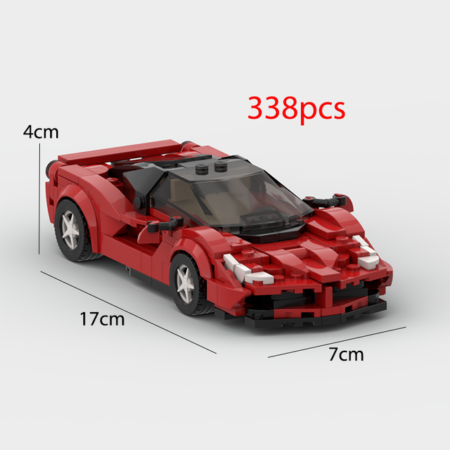 Racing Super Technique Creative Brick Set